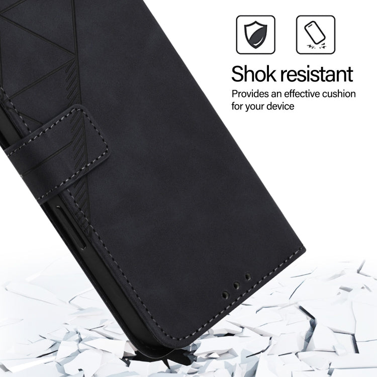 For Blackview Wave 6C Crossbody 3D Embossed Flip Leather Phone Case(Black) - free shipping - PMC TechLife - Order now!