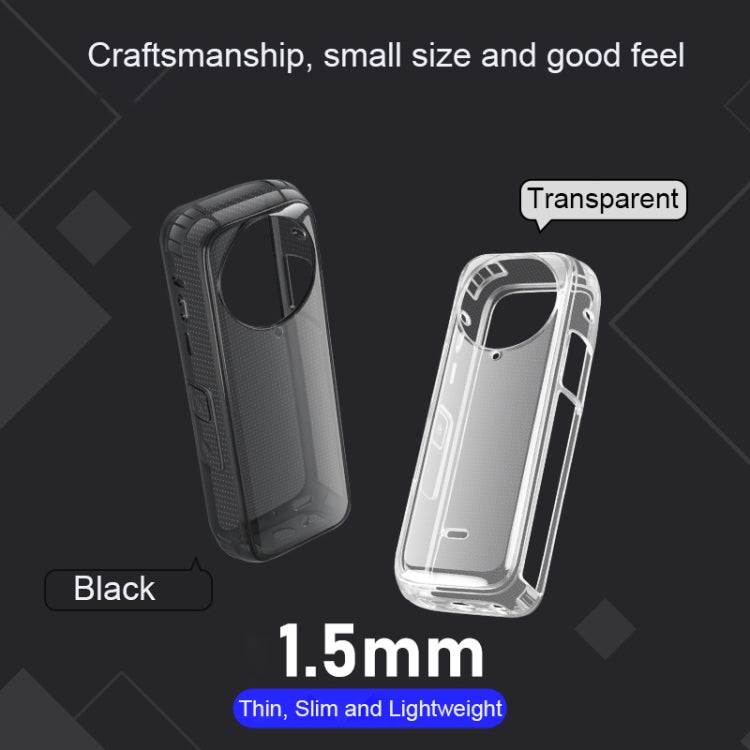 For Insta360 X4 Clear 1.5mm Soft TPU Protective Case Single Cover(Transperant) - Case & Bags by PMC Jewellery | Online Shopping South Africa | PMC Jewellery | Buy Now Pay Later Mobicred