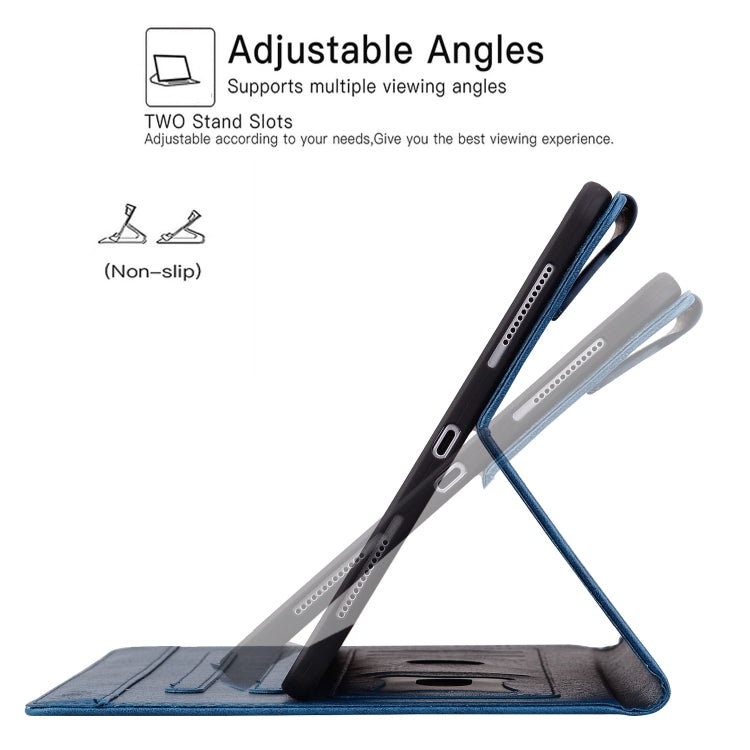 For Lenovo Tab M8 Cat Buckle Leather Tablet Case(Royal Blue) - Lenovo by PMC TechLife | Online Shopping South Africa | PMC TechLife | Buy Now Pay Later Mobicred