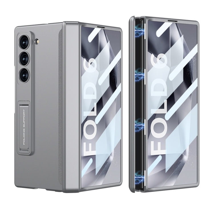 For Samsung Galaxy Z Fold6 GKK Integrated Full Coverage Magnetic Fold Phone Case(Grey) - Galaxy Z Fold6 5G Cases by GKK | Online Shopping South Africa | PMC Jewellery | Buy Now Pay Later Mobicred