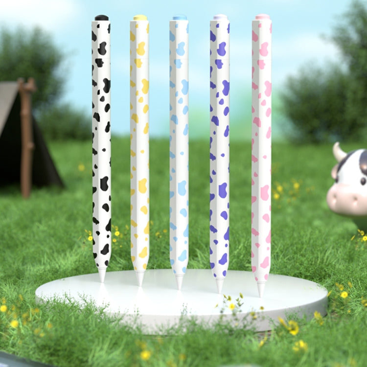 For Apple Pencil 1 Cow Pattern Stylus Silicone Protective Cover(Pink) - free shipping - PMC Jewellery - Order now!