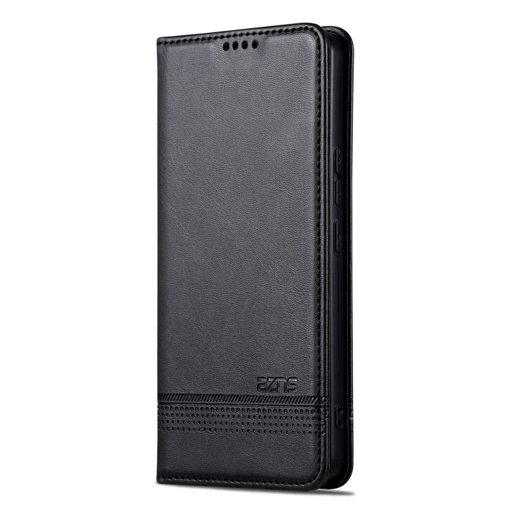 For Redmi Note 14 Pro+ 5G AZNS Magnetic Calf Texture Flip Leather Phone Case(Black) - Note 14 Pro+ Cases by AZNS | Online Shopping South Africa | PMC Jewellery | Buy Now Pay Later Mobicred