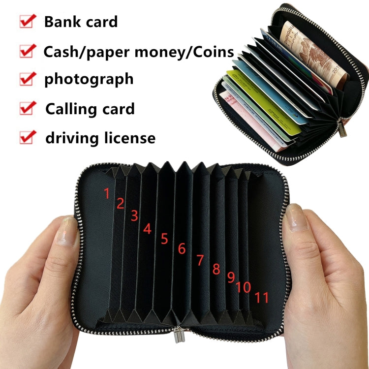 For Google Pixel 7 Pro Solid Color Zipper 11-Card Slots Bag Phone Case with Lanyard(Blue) - Google Cases by PMC TechLife | Online Shopping South Africa | PMC TechLife | Buy Now Pay Later Mobicred