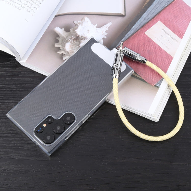 USB-C / Type-C to Type-C Data Cable Phone Anti-lost Short Lanyard, Length: 30cm(Light Purple Braid) - USB-C & Type-C Cable by PMc TechLife | Online Shopping South Africa | PMc TechLife | Buy Now Pay Later Mobicred