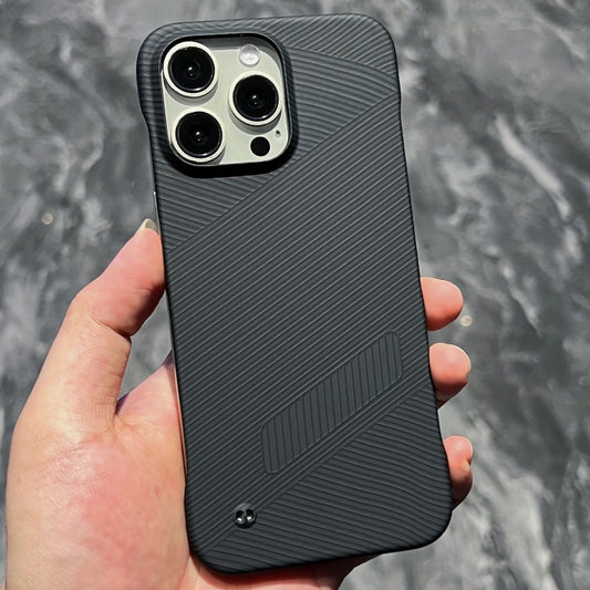 For iPhone 14 Pro Carbon Fiber Frameless Cooling Phone Case(Black) - iPhone 14 Pro Cases by PMC Jewellery | Online Shopping South Africa | PMC Jewellery | Buy Now Pay Later Mobicred