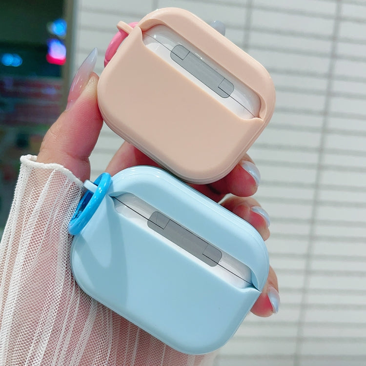 For AirPods 3 3D Dot Bowknot Bluetooth Earphone Protective Case(Blue) - For AirPods 3 by PMC Jewellery | Online Shopping South Africa | PMC Jewellery | Buy Now Pay Later Mobicred