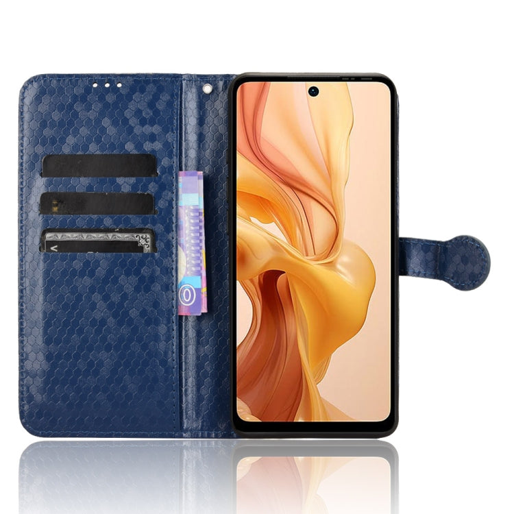 For Ulefone Note 18 Ultra Honeycomb Dot Texture Leather Phone Case(Blue) - Ulefone Cases by PMC Jewellery | Online Shopping South Africa | PMC Jewellery | Buy Now Pay Later Mobicred