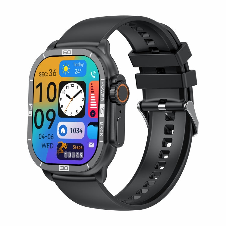 LEMFO HK96S 2.06 inch BT5.3 IP68 Sport Smart Watch, Support Bluetooth Call / Sleep / Blood Oxygen / Heart Rate / Blood Pressure Health Monitor(Black) - Smart Watches by LEMFO | Online Shopping South Africa | PMC Jewellery | Buy Now Pay Later Mobicred