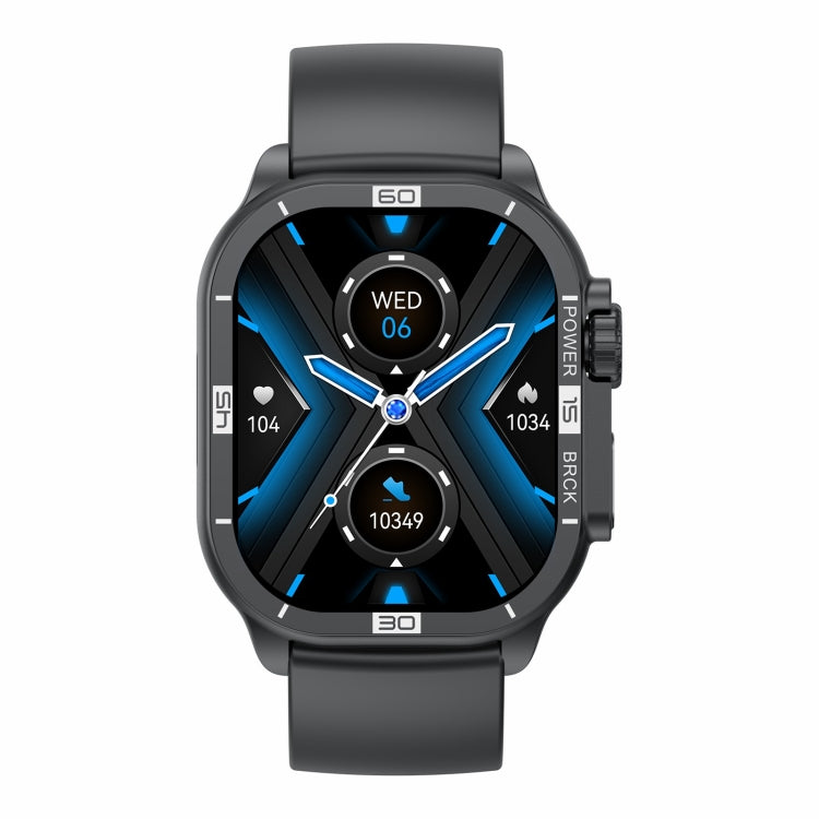 LEMFO HK96S 2.06 inch BT5.3 IP68 Sport Smart Watch, Support Bluetooth Call / Sleep / Blood Oxygen / Heart Rate / Blood Pressure Health Monitor(Black) - Smart Watches by LEMFO | Online Shopping South Africa | PMC Jewellery | Buy Now Pay Later Mobicred