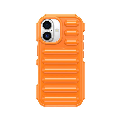 For iPhone 16 Capsule Series Candy Color TPU Phone Case(Orange) - iPhone 16 Cases by PMC Jewellery | Online Shopping South Africa | PMC Jewellery | Buy Now Pay Later Mobicred