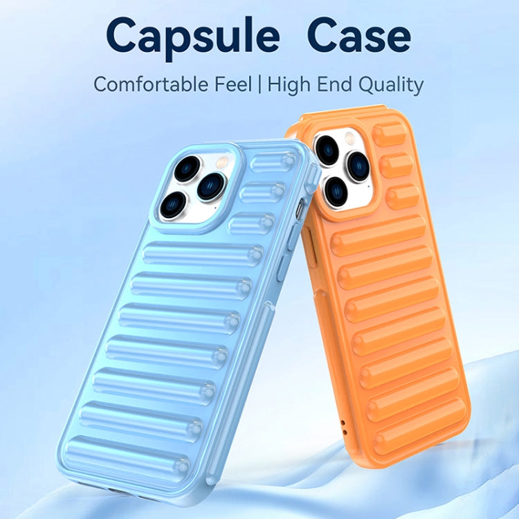 For iPhone 16 Pro Max Capsule Series Candy Color TPU Phone Case(Orange) - iPhone 16 Pro Max Cases by PMC Jewellery | Online Shopping South Africa | PMC Jewellery | Buy Now Pay Later Mobicred