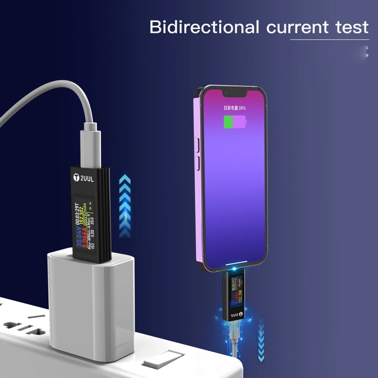 2UUL Charging Mate Type-C Mini Charging Detector with Bidirectional Current Test - Test Tools by 2UUL | Online Shopping South Africa | PMC Jewellery | Buy Now Pay Later Mobicred