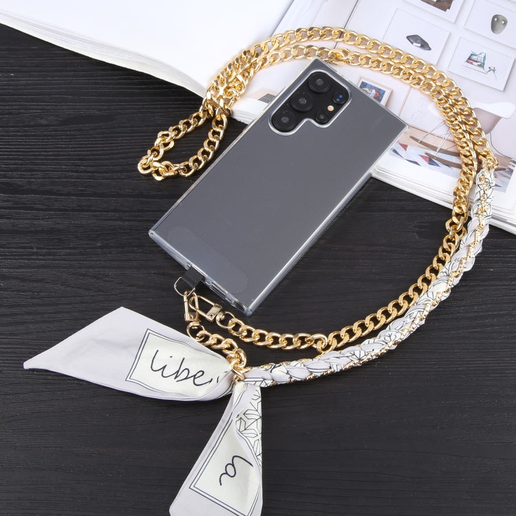 Mobile Phone Anti-lost Silk Scarf Half Pack Long Lanyard(Grey) - Lanyards & Wrist Straps by PMc TechLife | Online Shopping South Africa | PMc TechLife | Buy Now Pay Later Mobicred