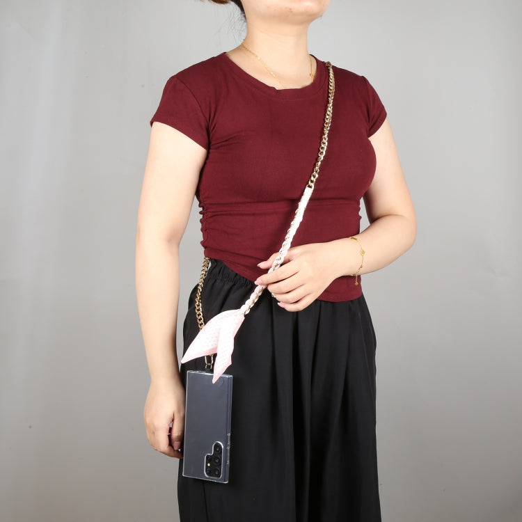 Mobile Phone Anti-lost Silk Scarf Half Pack Long Lanyard(Grey) - Lanyards & Wrist Straps by PMc TechLife | Online Shopping South Africa | PMc TechLife | Buy Now Pay Later Mobicred