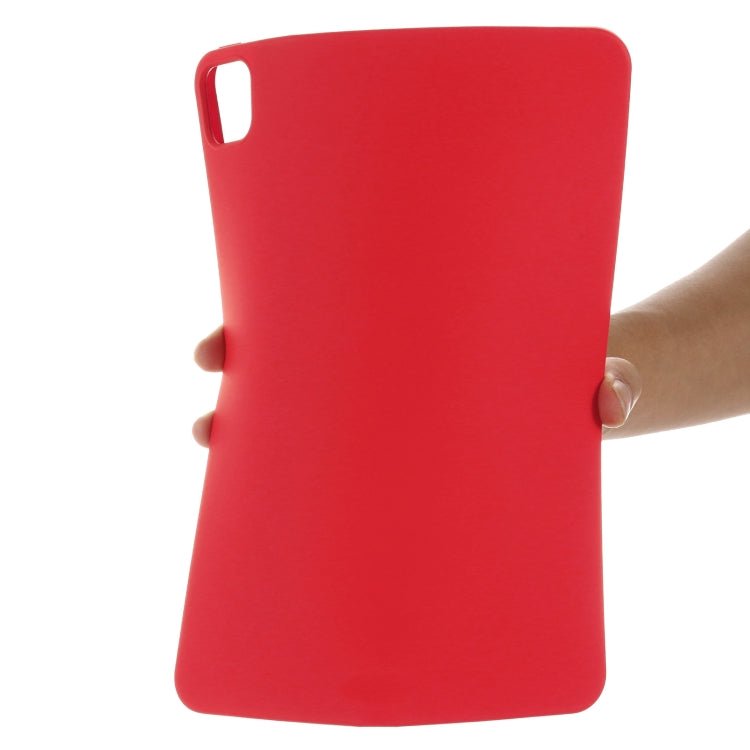 For iPad Pro 13 2024 Pure Color Liquid Silicone Shockproof Tablet Case(Red) - iPad Pro 13 2024 Cases by PMC TechLife | Online Shopping South Africa | PMC TechLife | Buy Now Pay Later Mobicred