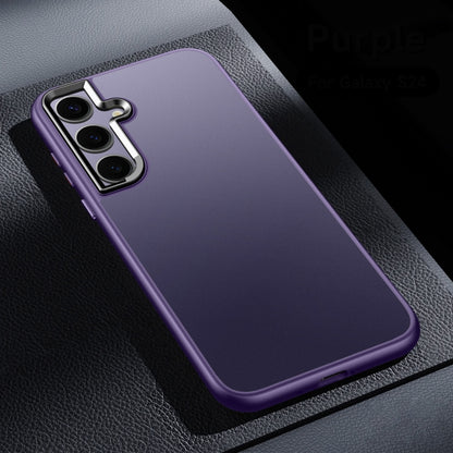 For Samsung Galaxy S24 5G SULADA Skin Feel Matte Shockproof Phone Case(Purple) - Galaxy S24 5G Cases by SULADA | Online Shopping South Africa | PMC Jewellery | Buy Now Pay Later Mobicred