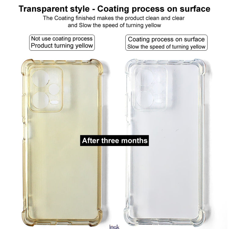 For HTC U24 Pro imak Shockproof Airbag TPU Phone Case(Transparent) - HTC by imak | Online Shopping South Africa | PMC Jewellery | Buy Now Pay Later Mobicred