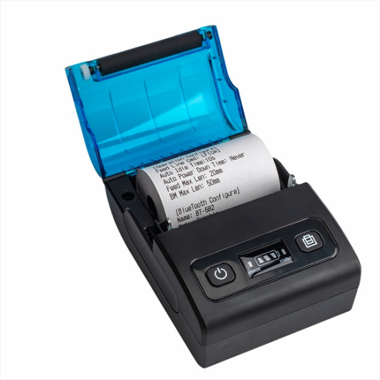 BT-582 58mm Type-C + Bluetooth Portable Thermal Printer(EU Plug) - Printer by PMC TechLife | Online Shopping South Africa | PMC TechLife | Buy Now Pay Later Mobicred