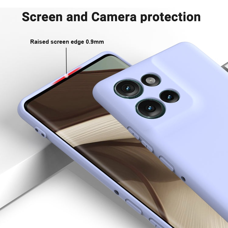 For Motorola Edge 50 Solid Color Liquid Silicone Dropproof Full Coverage Phone Case(Purple) - free shipping - PMC TechLife - Order now!