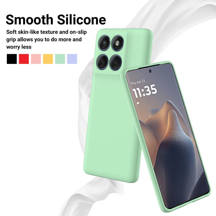 For Motorola Edge 60 Fusion / Edge 60 Solid Color Liquid Silicone Dropproof Full Coverage Phone Case(Green) - free shipping - PMC TechLife - Order now!