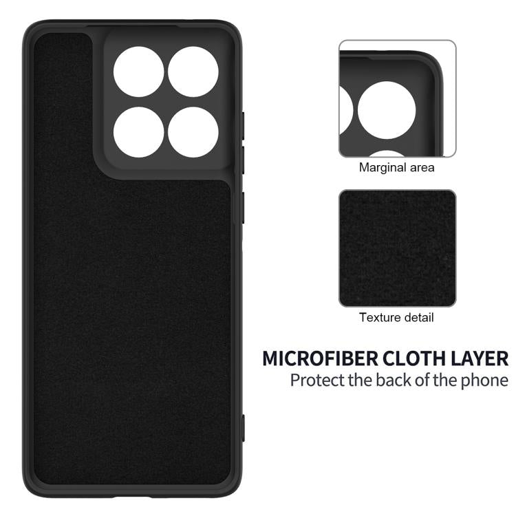 For Motorola Edge 60 Pro Solid Color Liquid Silicone Dropproof Full Coverage Phone Case(Black) - free shipping - PMC TechLife - Order now!