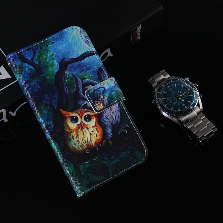 For Xiaomi Redmi K70 Pro / K70 Coloured Drawing Flip Leather Phone Case(Oil Painting Owl) - K70 Cases by PMC Jewellery | Online Shopping South Africa | PMC Jewellery | Buy Now Pay Later Mobicred