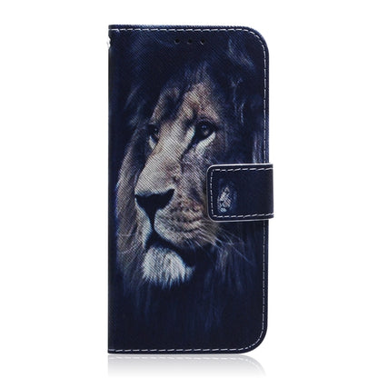 For Xiaomi Redmi K70 Pro / K70 Coloured Drawing Flip Leather Phone Case(Lion) - K70 Cases by PMC Jewellery | Online Shopping South Africa | PMC Jewellery | Buy Now Pay Later Mobicred