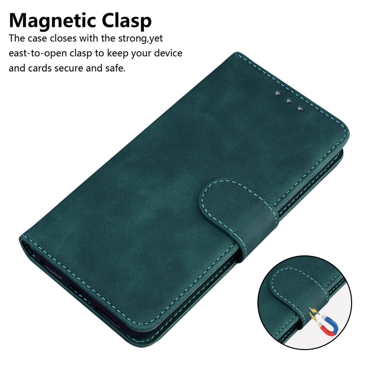 For Xiaomi Redmi K70 / K70 Pro Skin Feel Pure Color Flip Leather Phone Case(Green) - K70 Cases by PMC Jewellery | Online Shopping South Africa | PMC Jewellery | Buy Now Pay Later Mobicred