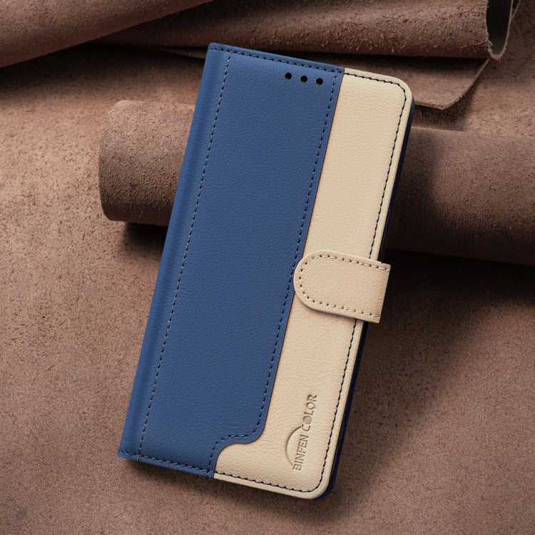 For Xiaomi Redmi K70 / K70 Pro Color Matching RFID Anti-theft Leather Phone Case(Blue) - Xiaomi Cases by PMC Jewellery | Online Shopping South Africa | PMC Jewellery | Buy Now Pay Later Mobicred