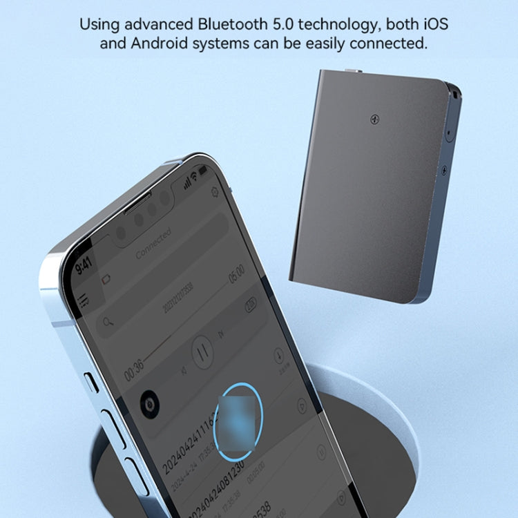 Q61A Portable Smart Voice Recorder Support APP Control, Memory:64GB(Black) - Recording Pen by PMC TechLife | Online Shopping South Africa | PMC TechLife | Buy Now Pay Later Mobicred