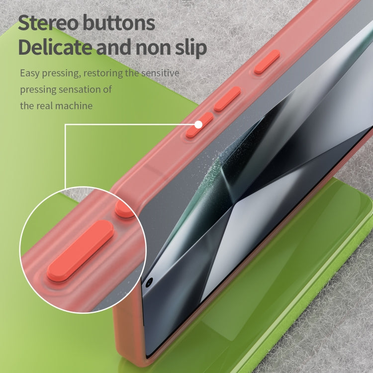 For Samsung Galaxy S25 Ultra MagSafe Frosted Translucent TPU + PC Full Coverage Phone Case(Red) - Galaxy S25 Ultra 5G Cases by PMC Jewellery | Online Shopping South Africa | PMC Jewellery | Buy Now Pay Later Mobicred