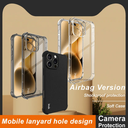 For iPhone 16 Pro Max imak Shockproof Airbag TPU Phone Case(Transparent) - iPhone 16 Pro Max Cases by imak | Online Shopping South Africa | PMC Jewellery | Buy Now Pay Later Mobicred