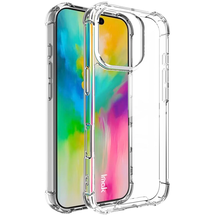 For iPhone 16 Pro Max IMAK Space Shield PC + TPU Airbag Shockproof Phone Case(Transparent) - iPhone 16 Pro Max Cases by imak | Online Shopping South Africa | PMC Jewellery | Buy Now Pay Later Mobicred