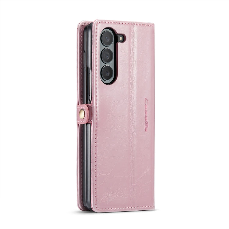 For Samsung Galaxy Z Fold6 5G CaseMe 003 Crazy Horse Texture Flip Leather Phone Case(Pink) - Galaxy Z Fold6 5G Cases by CaseMe | Online Shopping South Africa | PMC Jewellery | Buy Now Pay Later Mobicred