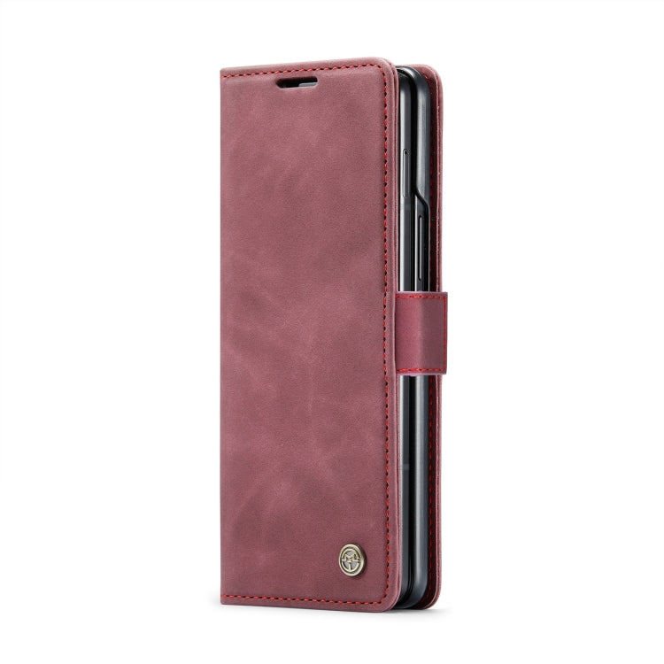 For Samsung Galaxy Z Fold6 5G CaseMe 013 Multifunctional Horizontal Flip Leather Phone Case(Wine Red) - Galaxy Z Fold6 5G Cases by CaseMe | Online Shopping South Africa | PMC Jewellery | Buy Now Pay Later Mobicred