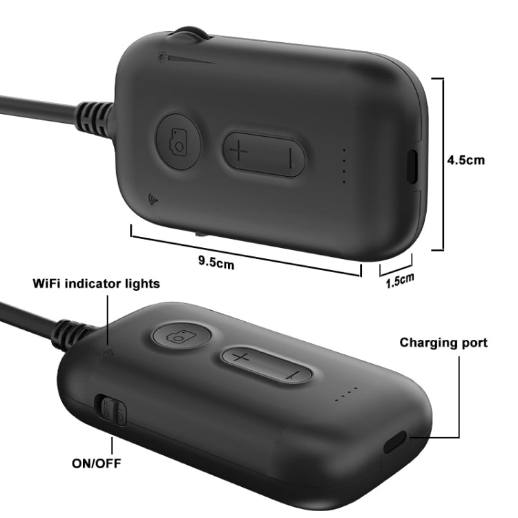 Y15 3.9mm Single Camera WiFi Connected Hard Cable HD Industrial Endoscope, Length:5m(Black) -  by PMC TechLife | Online Shopping South Africa | PMC TechLife | Buy Now Pay Later Mobicred