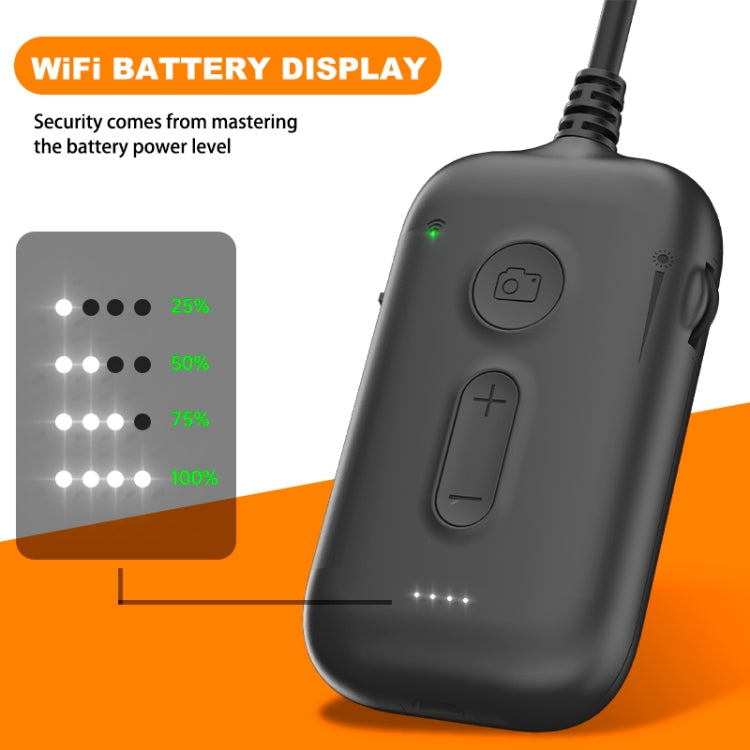 Y15 7.9mm Triple Camera WiFi Connected Hard Cable HD Industrial Endoscope, Length:3.5m(Black) -  by PMC TechLife | Online Shopping South Africa | PMC TechLife | Buy Now Pay Later Mobicred