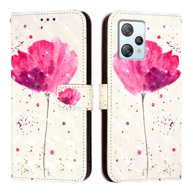 For Blackview A53 3D Painting Horizontal Flip Leather Phone Case(Flower) - More Brand by PMC Jewellery | Online Shopping South Africa | PMC Jewellery | Buy Now Pay Later Mobicred