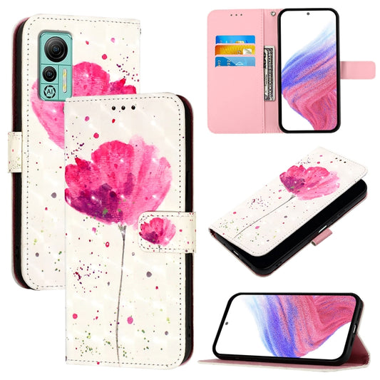 For Ulefone Note 14 3D Painting Horizontal Flip Leather Phone Case(Flower) - Ulefone Cases by PMC Jewellery | Online Shopping South Africa | PMC Jewellery | Buy Now Pay Later Mobicred