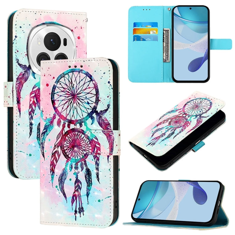 For Honor Magic6 Pro Global 3D Painting Horizontal Flip Leather Phone Case(Color Drop Wind Chimes) - Honor Cases by PMC Jewellery | Online Shopping South Africa | PMC Jewellery | Buy Now Pay Later Mobicred