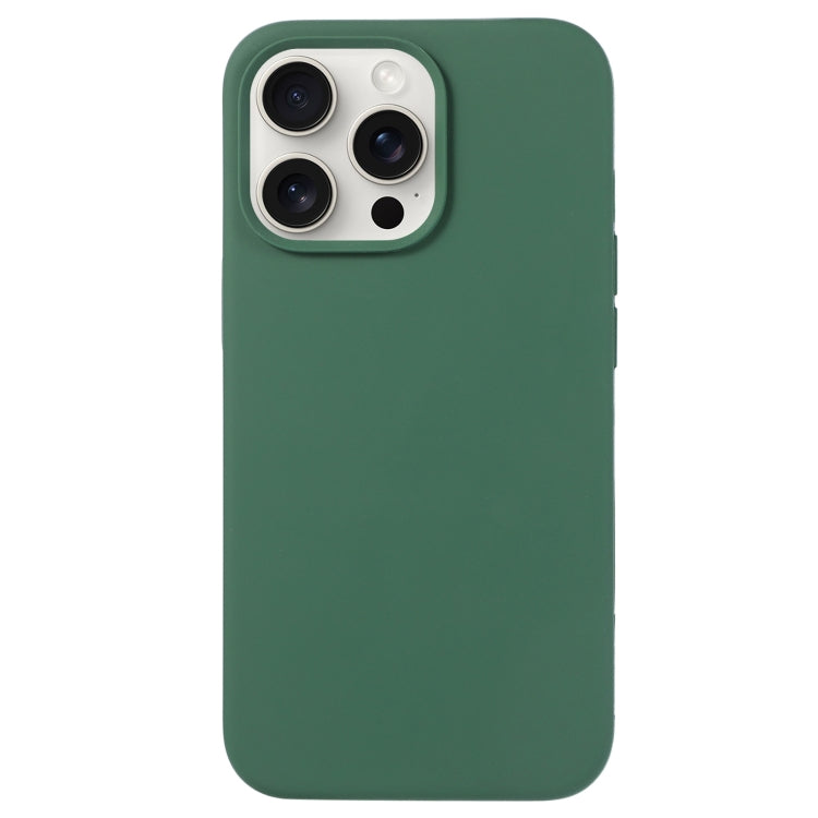 For iPhone 16 Pro Max Liquid Silicone Phone Case(Clover Green) - iPhone 16 Pro Max Cases by PMC TechLife | Online Shopping South Africa | PMC TechLife | Buy Now Pay Later Mobicred