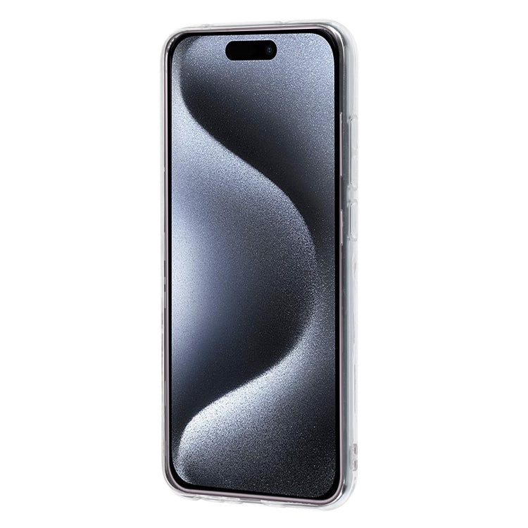 For iPhone 16 IMD Marble TPU Phone Case(Grey) - iPhone 16 Cases by PMC TechLife | Online Shopping South Africa | PMC TechLife | Buy Now Pay Later Mobicred