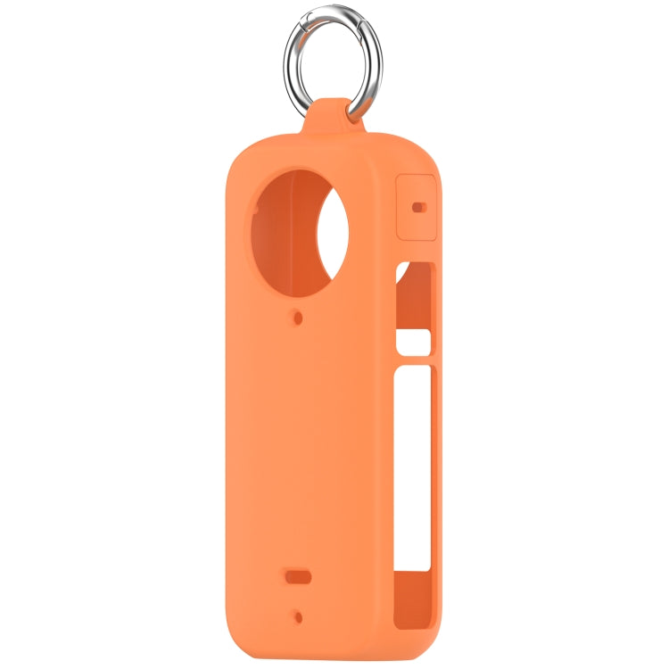 For Insta360 X3 Portable Silicone Protective Case(Orange) - Case & Bags by PMC Jewellery | Online Shopping South Africa | PMC Jewellery | Buy Now Pay Later Mobicred