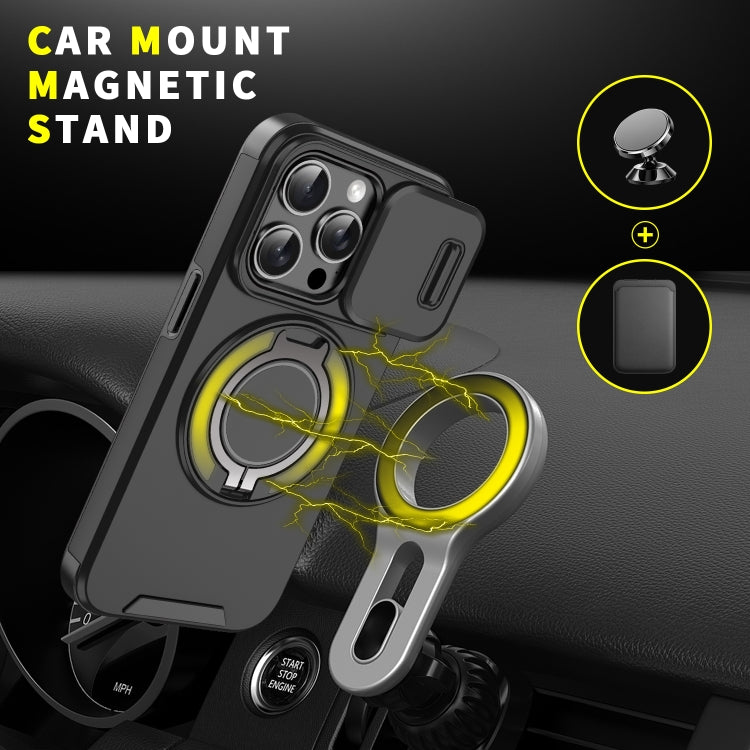 For iPhone 16 Sliding Camshield Ring Holder Phone Case(Pink) - iPhone 16 Cases by PMC TechLife | Online Shopping South Africa | PMC TechLife | Buy Now Pay Later Mobicred