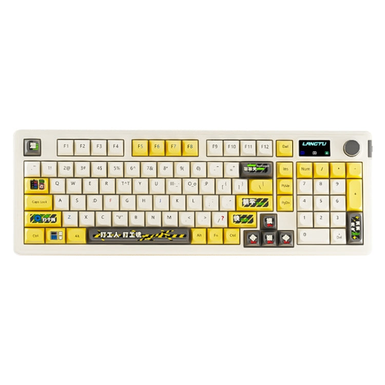 LANGTU L98 Wired RGB Mechanical Gaming Keyboard(Yellow) - Wired Keyboard by LANGTU | Online Shopping South Africa | PMC Jewellery | Buy Now Pay Later Mobicred