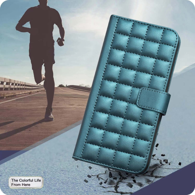 For Google Pixel 9 Pro Square Texture Leather Phone Case(Green) - Google Cases by PMC TechLife | Online Shopping South Africa | PMC TechLife | Buy Now Pay Later Mobicred