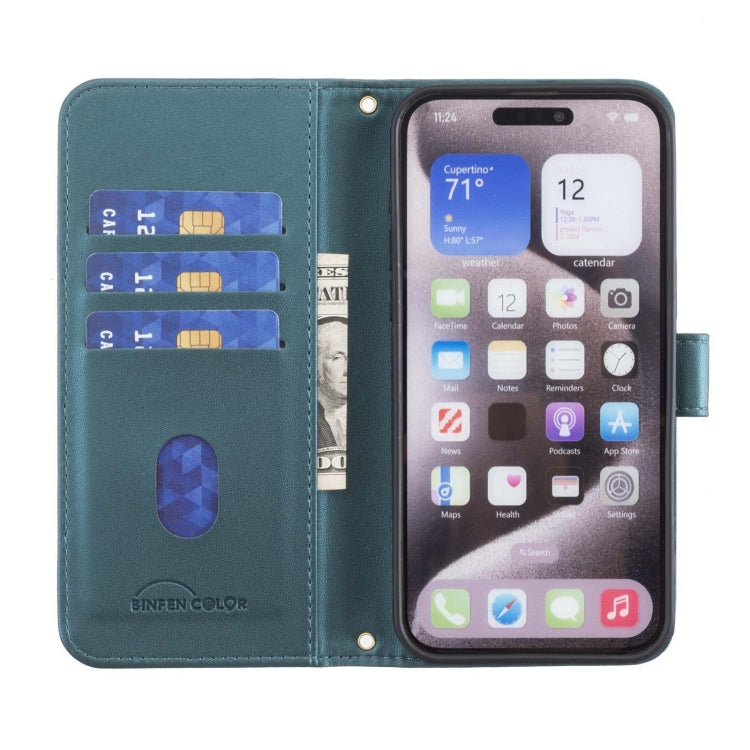 For iPhone 16 Square Texture Leather Phone Case(Green) - free shipping - PMC TechLife - Order now!