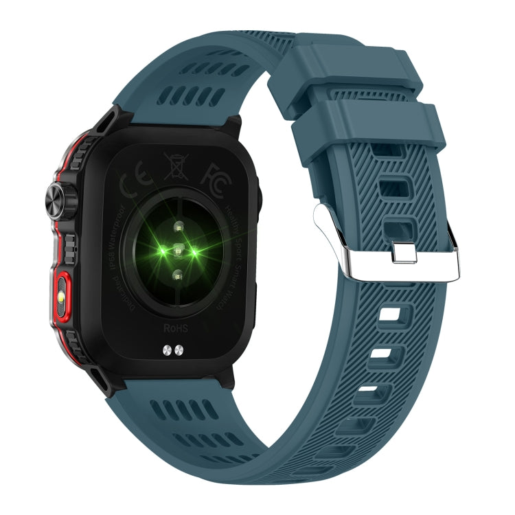 HT29 2.01 inch IPS Screen Triple Proof Smart Watch with Banknote Detector Light(Blue) - Smart Watches by PMC TechLife | Online Shopping South Africa | PMC TechLife | Buy Now Pay Later Mobicred