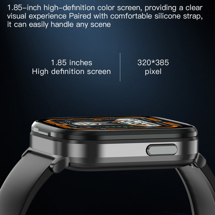 X9 1.85 inch Square Screen 2 in 1 Bluetooth Earphone Smart Watch(Black) - Smart Watches by PMC TechLife | Online Shopping South Africa | PMC TechLife | Buy Now Pay Later Mobicred