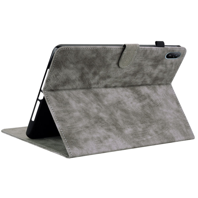 For Huawei MatePad SE 11 2024 Tiger Pattern Flip Leather Tablet Case(Grey) - Huawei by PMC Jewellery | Online Shopping South Africa | PMC Jewellery | Buy Now Pay Later Mobicred